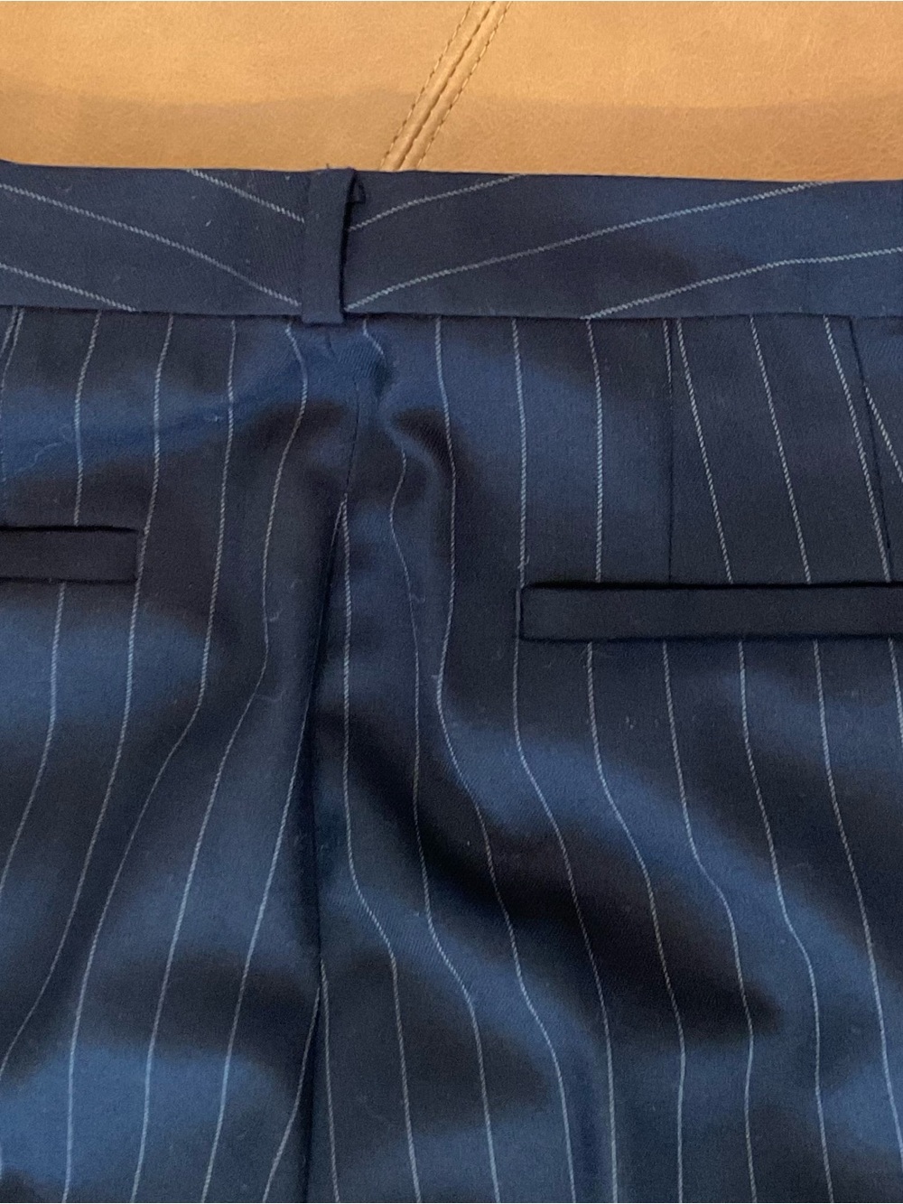 Ralph Lauren Dark Blue Pinstripe Trousers - Picture 5 of 8